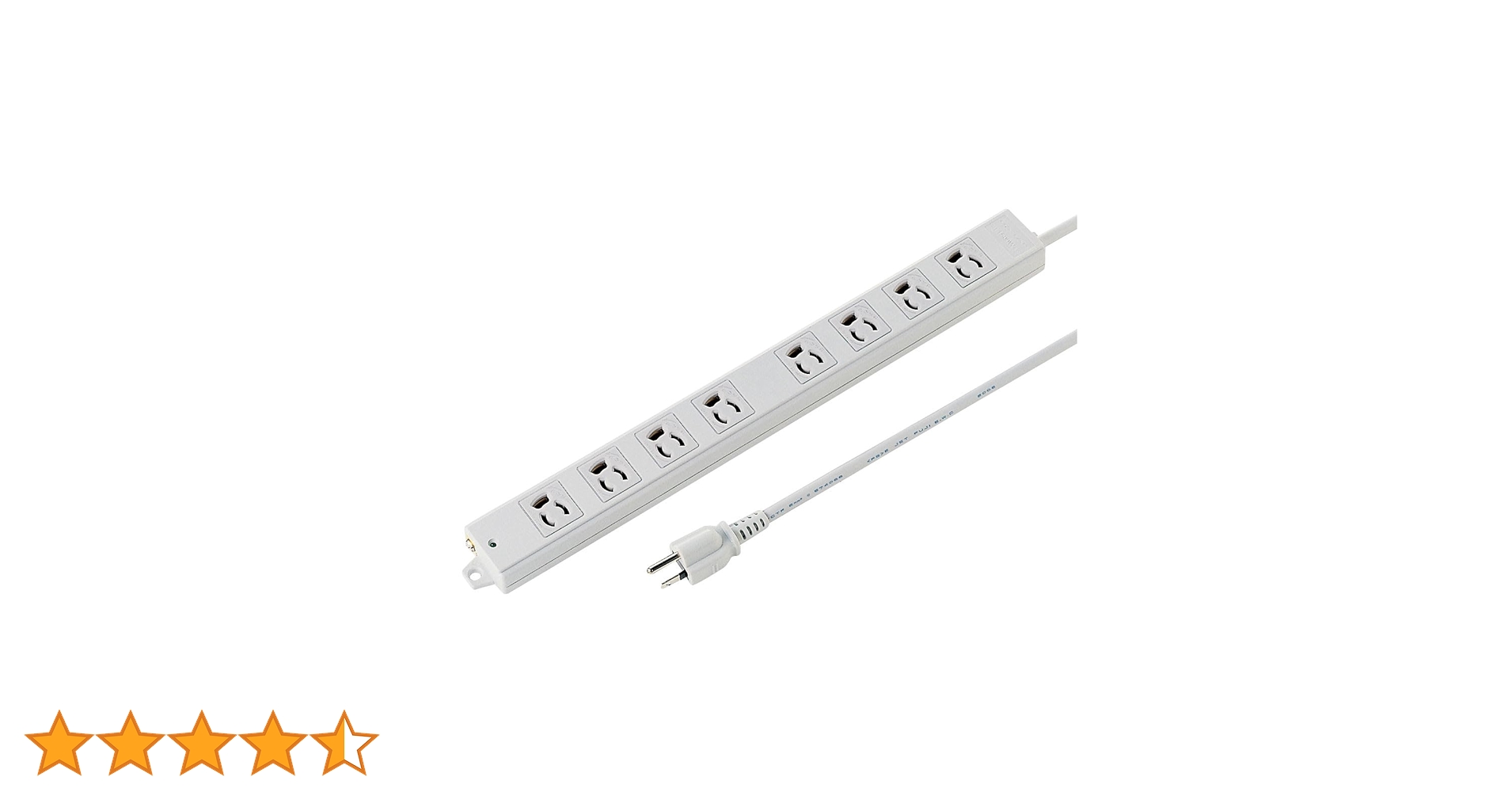 ［送料込］工事物件タップ8個口3m2つ TAP-KE8L-3【工事物件タップ（3P・8個口・3m）】環境に優しい